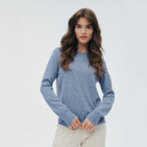 NAADAM Blue Denim Cashmere Sweater